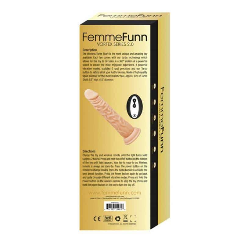 Femme Funn Turbo Shaft 2.0 Remote Controlled Vibrating Dildo