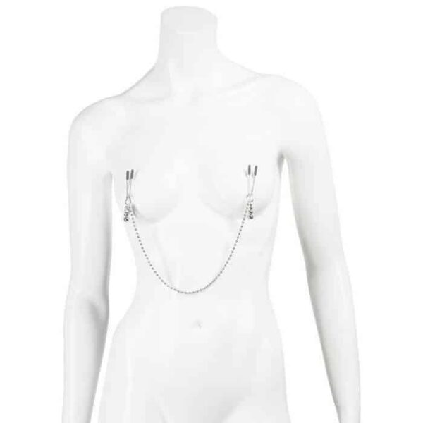 Fifty Shades Darker At My Mercy Beaded Chain Nipple Clamps