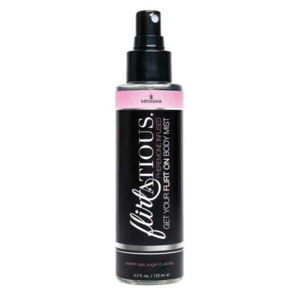 Flirtatious Pheromone Infused Body Mist - Sweet Pea, Sugar, & Vanilla