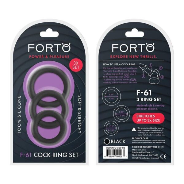 Forto F-61 Penis Ring Set