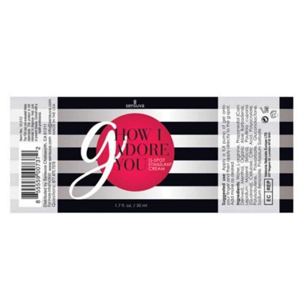 G How I Adore You G-Spot Stimulating Cream