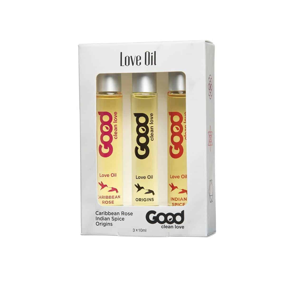 Good Clean Love Oil Sampler 3 Pack