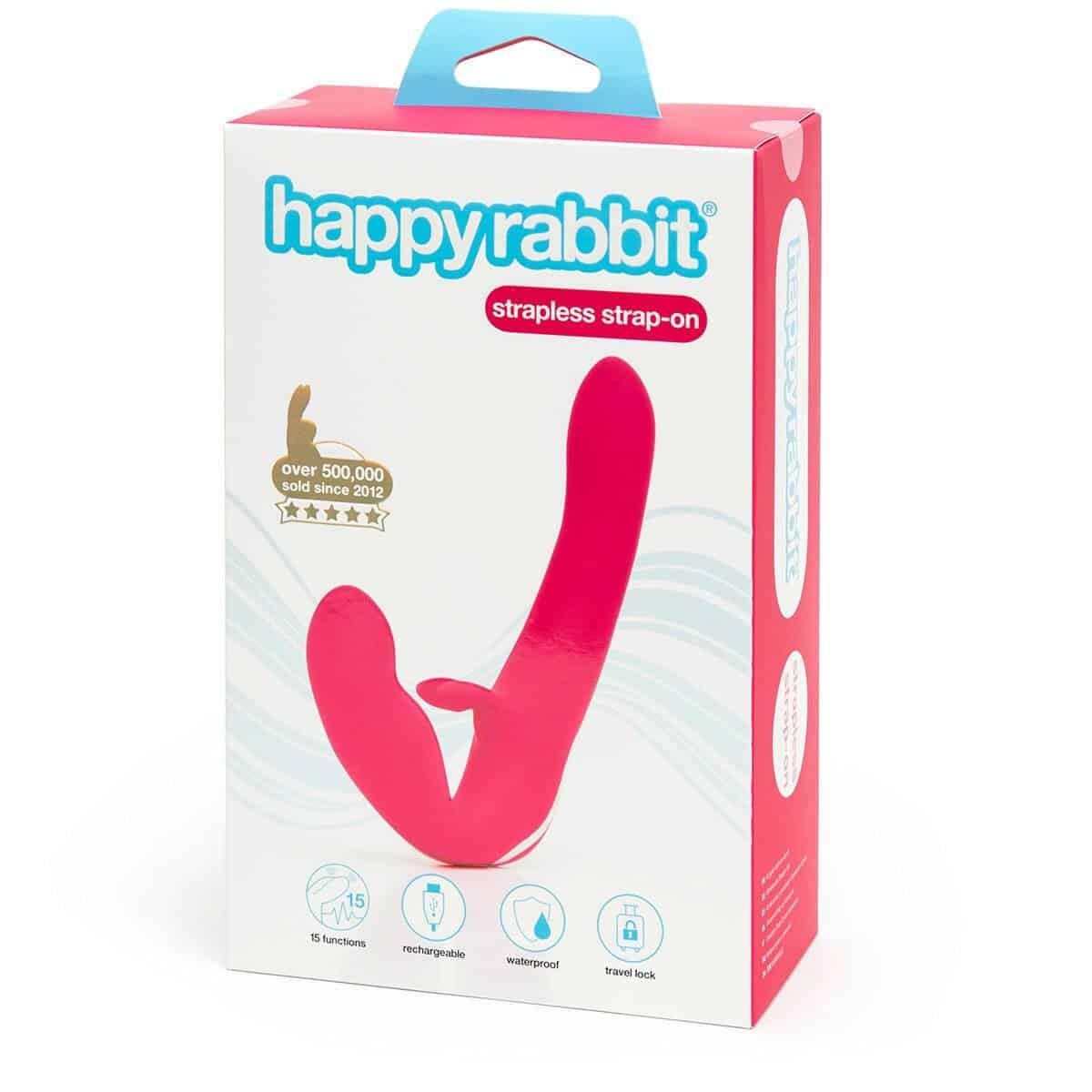 Happy Rabbit Strapless Strap-On Vibrating Dildo