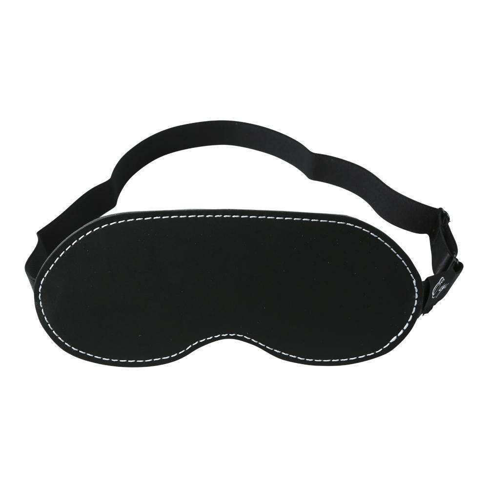 Sportsheets Leather Blindfold | BDSM Accessory and Sex Toy