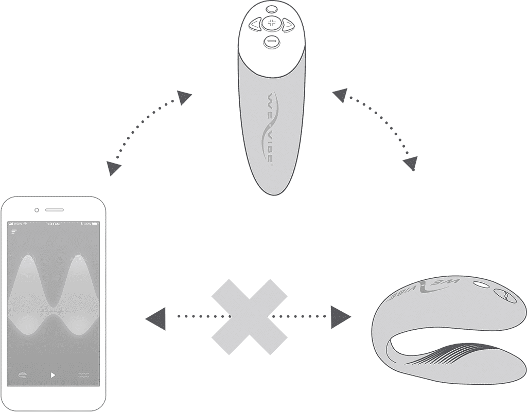 We-Vibe Chorus Couples Vibrator Long Distance Sex Toy | FREE Shipping