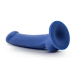 Avant By Blush | Ergo Mini - Artisan 7-inch Thin Dildo with Suction Cup Base - Indigo D10