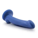 Avant By Blush | Ergo Mini - Artisan 7-inch Thin Dildo with Suction Cup Base - Indigo D10