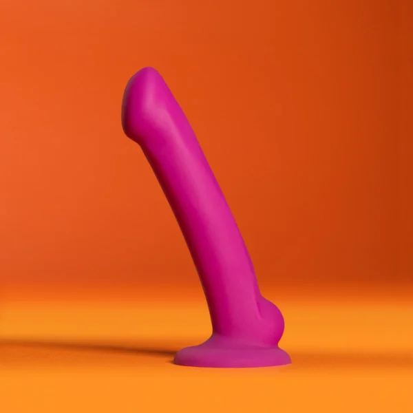 Avant By Blush | Ergo Mini - Artisan 7-inch Thin Dildo with Suction Cup Base - Violet D9