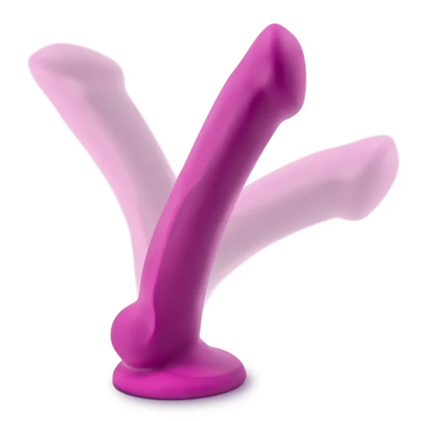 Avant By Blush | Ergo Mini - Artisan 7-inch Thin Dildo with Suction Cup Base - Violet D9