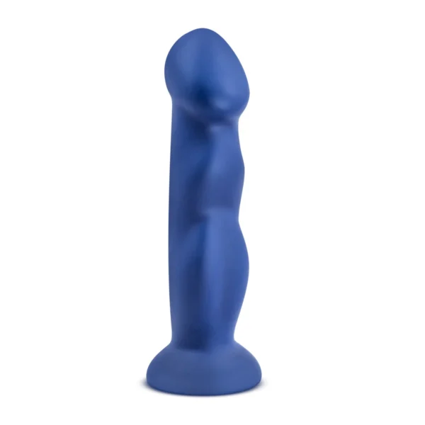 Avant By Blush | Suko - Artisan 8-inch Curved P-Spot & G-Spot Dildo with Suction Cup Base - Indigo D12