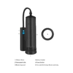 Pumped by Shots - Extreme Power Rechargeable Automatic Penis Pump - Black