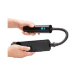Pumped by Shots - Extreme Power Rechargeable Automatic Penis Pump - Black
