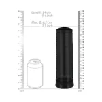 Pumped by Shots - Extreme Power Rechargeable Automatic Penis Pump - Black