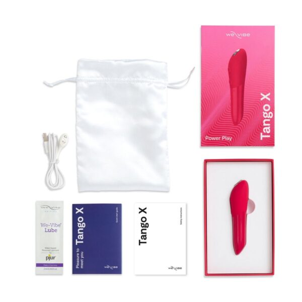 We-Vibe Tango X Intense Bullet Vibrator - Cherry Red