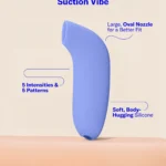 Dame Aer Air-Pulse Clitoral Suction Vibrator - Periwinkle