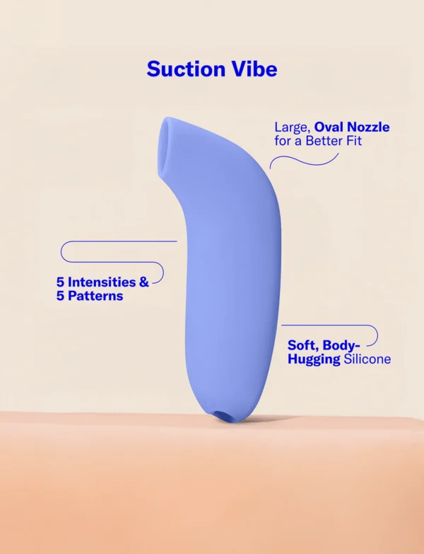 Dame Aer Air-Pulse Clitoral Suction Vibrator - Periwinkle