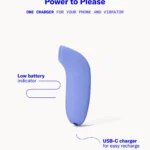 Dame Aer Air-Pulse Clitoral Suction Vibrator - Periwinkle