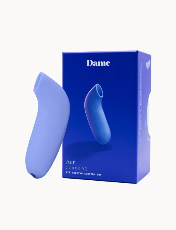 Dame Aer Air-Pulse Clitoral Suction Vibrator - Periwinkle