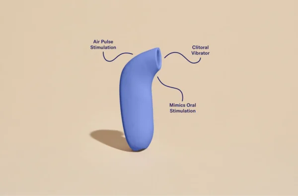 Dame Aer Air-Pulse Clitoral Suction Vibrator - Periwinkle