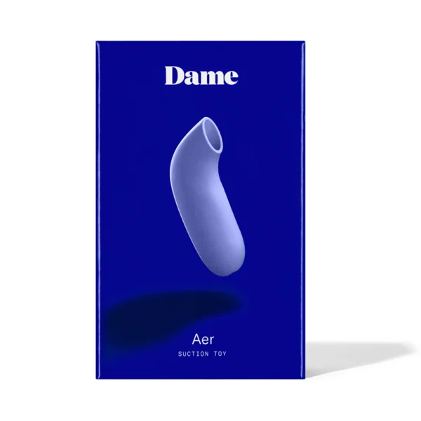 Dame Aer Air-Pulse Clitoral Suction Vibrator - Periwinkle