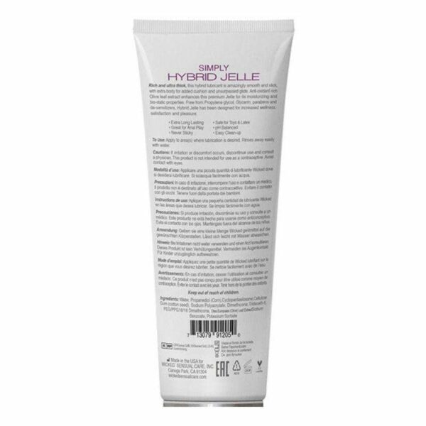 Wicked Simply Hybrid Jelle Lubricant