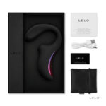 LELO Enigma Dual Stimulation Clitoris & G-Spot Massager - Black