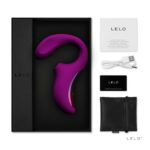 LELO Enigma Dual Stimulation Clitoris & G-Spot Massager - Deep Rose