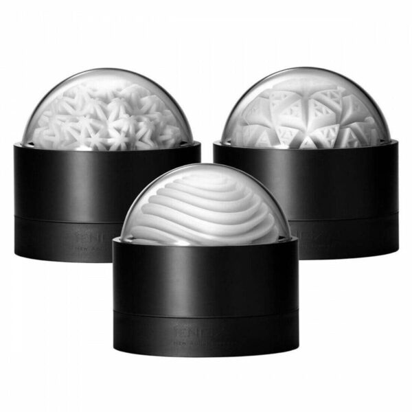 Tenga Geo Male Masturbators - Aqua, Glacier, and Coral