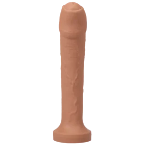 Tantus Uncut Dual-Density Realistic Uncircumcised Dildos - Honey