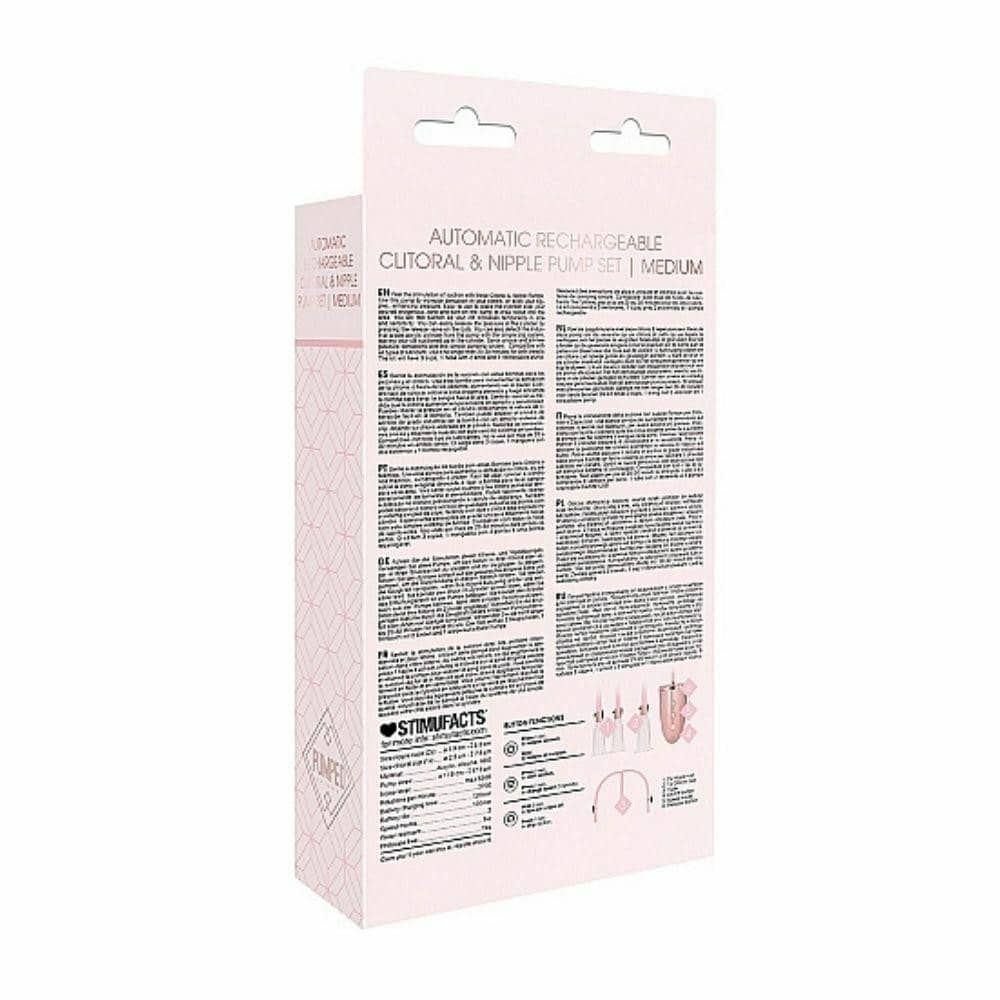 Shots Pumped Automatic Rechargeable Clitoral and Nipple Pump Set