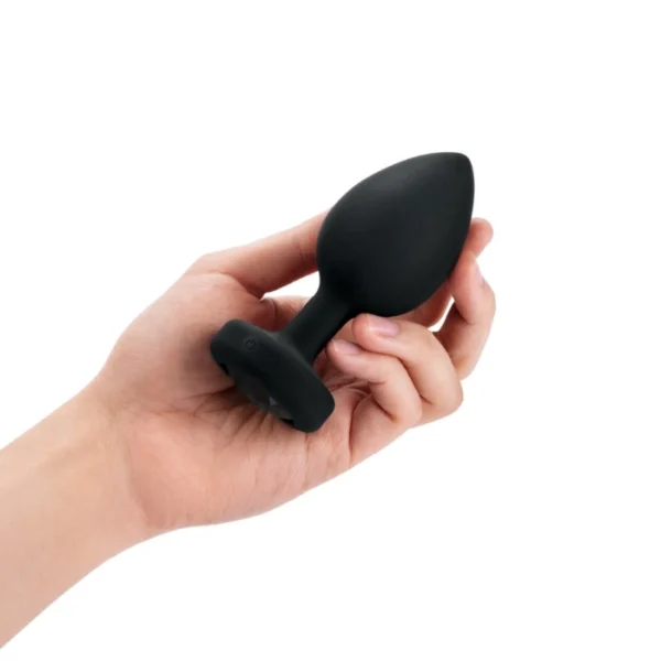 b-vibe vibrating jewel advanced plug - Black