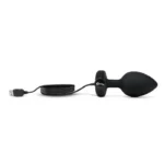 b-vibe vibrating jewel advanced plug - Black