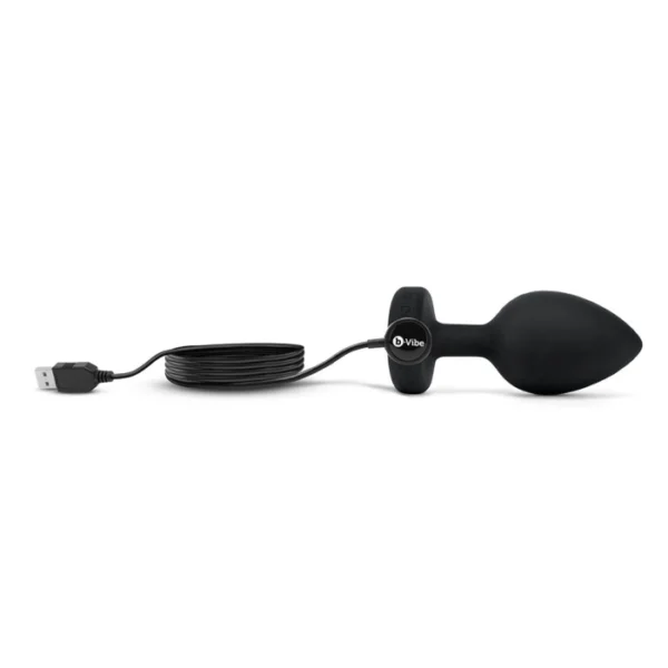 b-vibe vibrating jewel advanced plug - Black