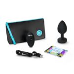 b-vibe vibrating jewel advanced plug - Black