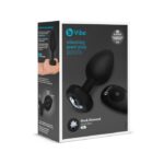b-vibe vibrating jewel advanced plug - Black