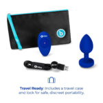 b-vibe vibrating jewel experienced plug - Navy