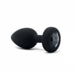 b-vibe vibrating jewel intermediate plug - Black