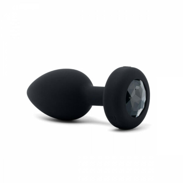 b-vibe vibrating jewel intermediate plug - Black