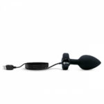 b-vibe vibrating jewel intermediate plug - Black