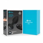 b-vibe vibrating jewel intermediate plug - Black