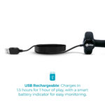 b-vibe vibrating jewel intermediate plug - Black