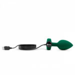b-vibe vibrating jewel intermediate plug - Emerald