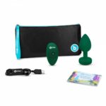 b-vibe vibrating jewel intermediate plug - Emerald