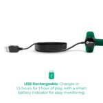 b-vibe vibrating jewel intermediate plug - Emerald