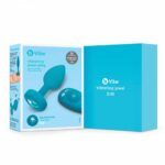 b-vibe vibrating jewel butt plug for beginners - Teal