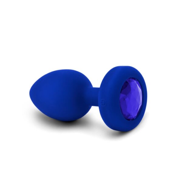 b-vibe vibrating jewel experienced plug - Navy