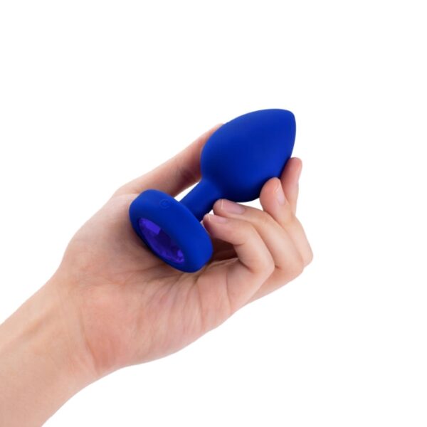 b-vibe vibrating jewel experienced plug - Navy