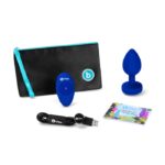 b-vibe vibrating jewel experienced plug - Navy