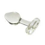 Crystal Delights Crystal-T Small Bulb Short Stem T-Handle Glass Butt Plug