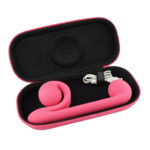 Snail Vibe Original Dual Stimulation Vibrator - Pink case with vibrator inside